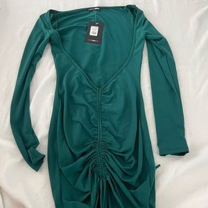 Fashion nova green dress